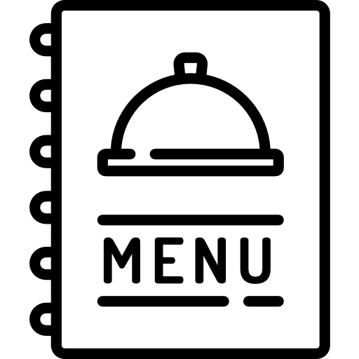 Ícone de Cardápio