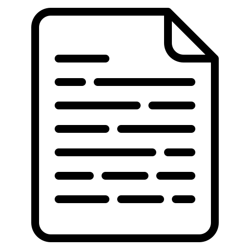Ícone de Texto